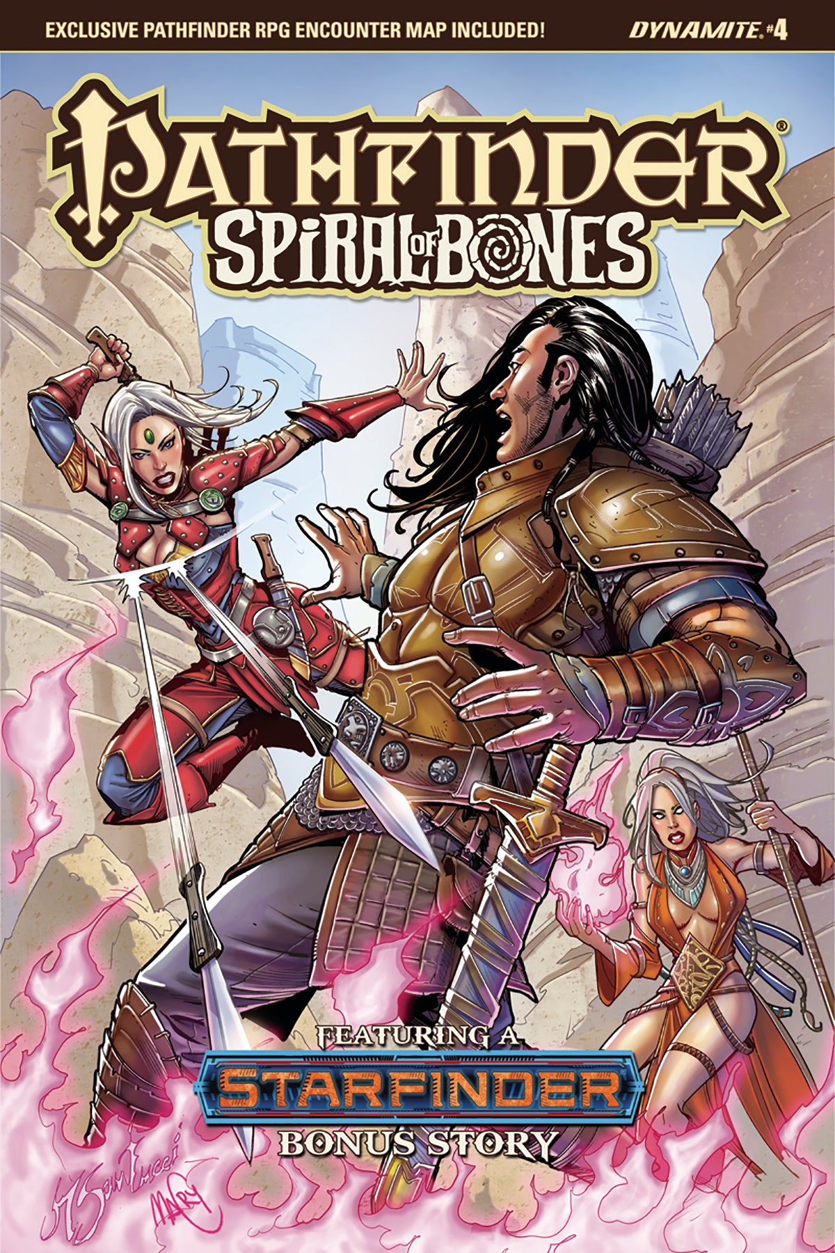 PATHFINDER SPIRAL OF BONES #4 (OF 5) CVR A SANTUCCI COVER