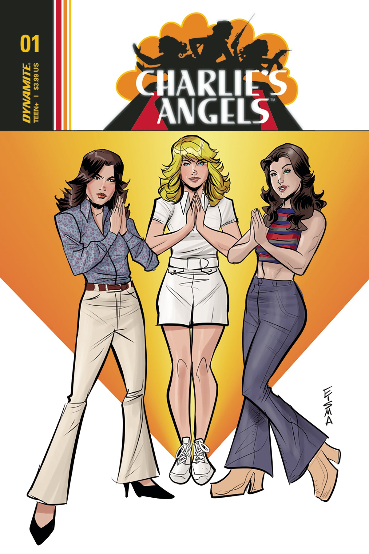 CHARLIES ANGELS #1 CVR C EISMA CHARACTER DESIGN COVER