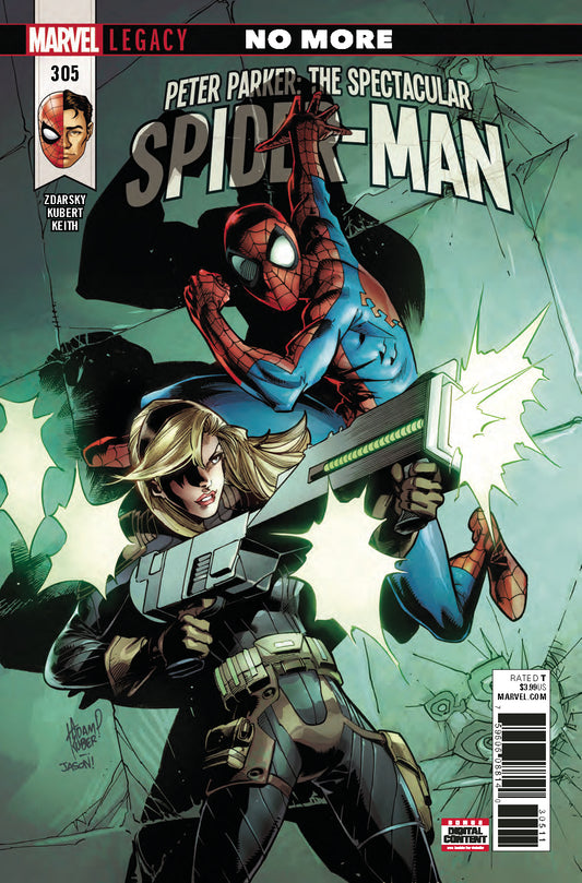 PETER PARKER SPECTACULAR SPIDER-MAN #305 COVER