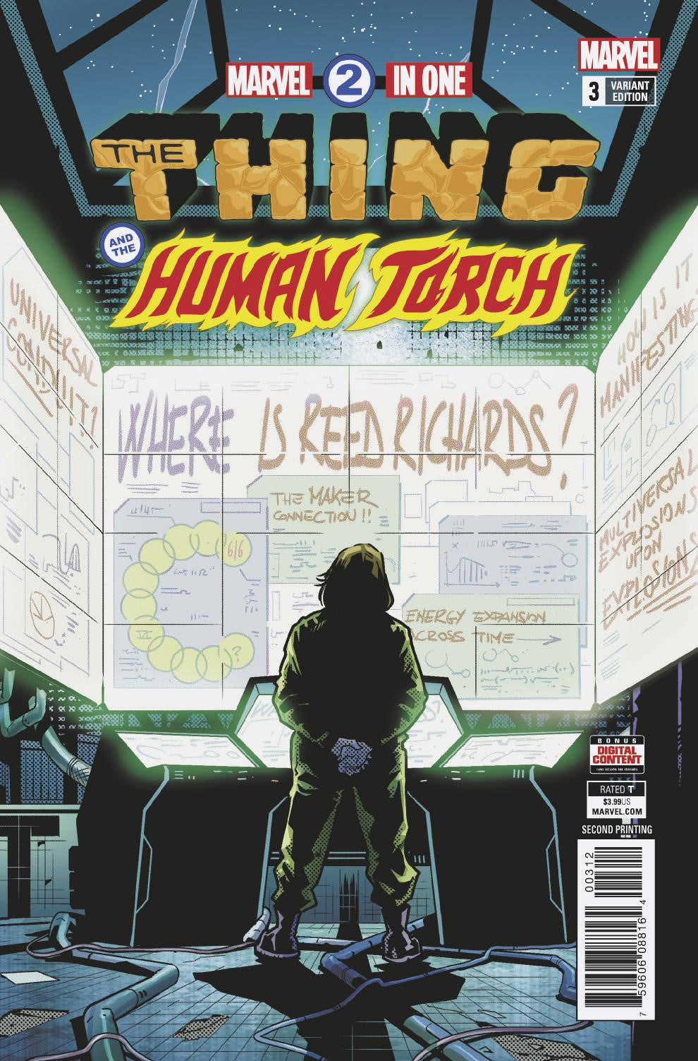 MARVEL TWO-IN-ONE #3 SCHITI 2ND PTG VAR LEG WW COVER