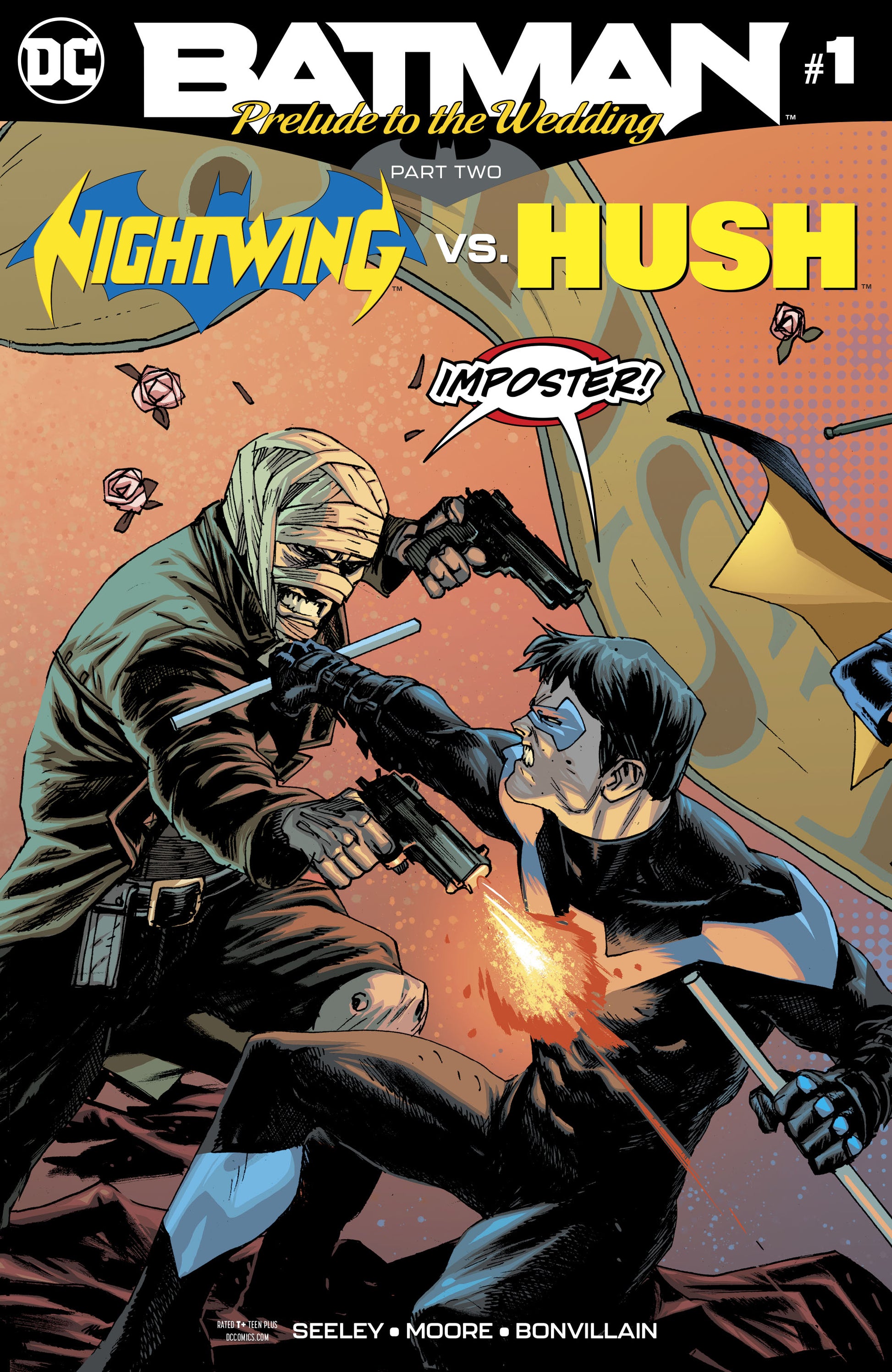BATMAN PRELUDE TO THE WEDDING NIGHTWING VS HUSH #1 COVER