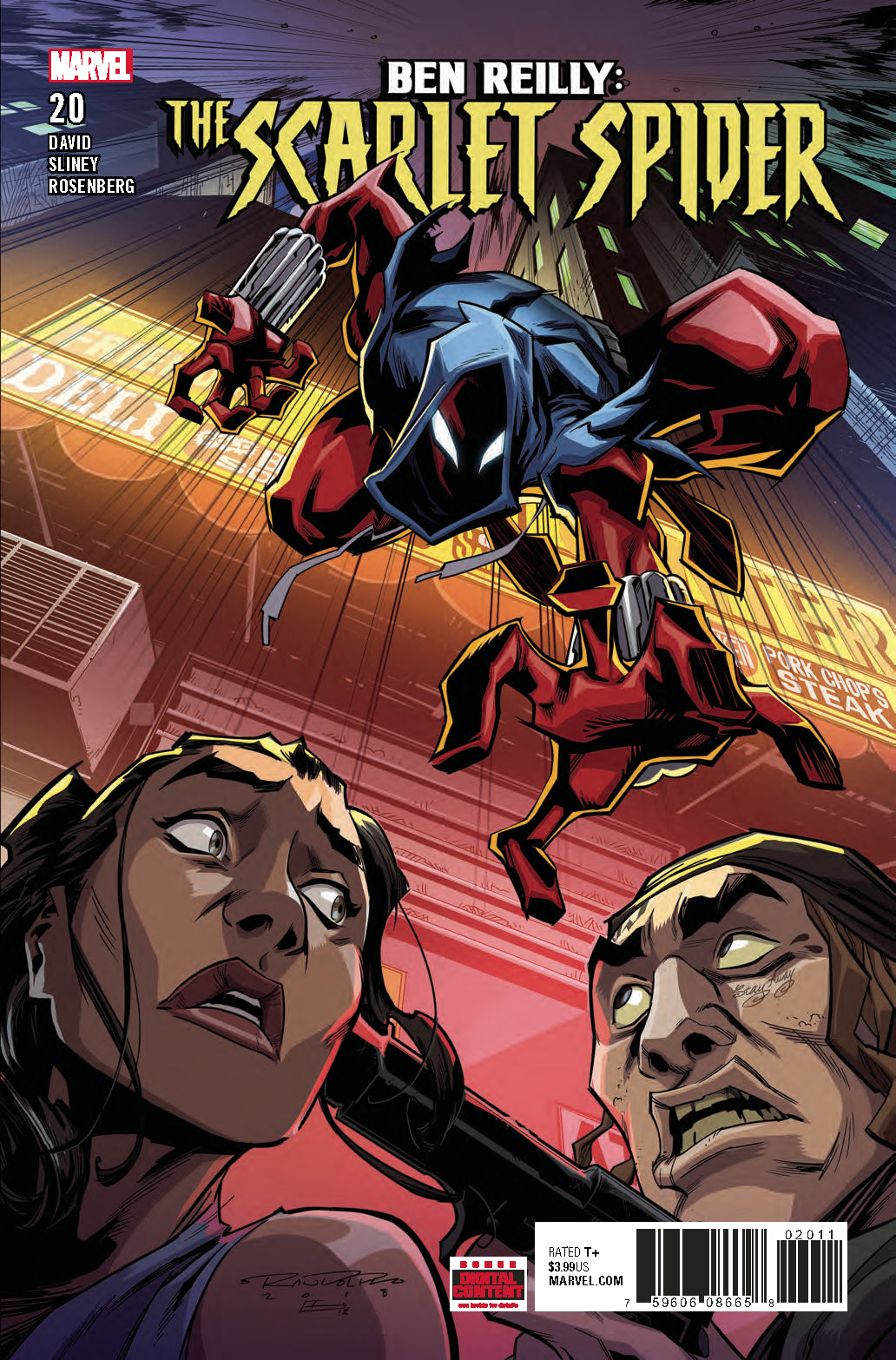 BEN REILLY SCARLET SPIDER #20 COVER
