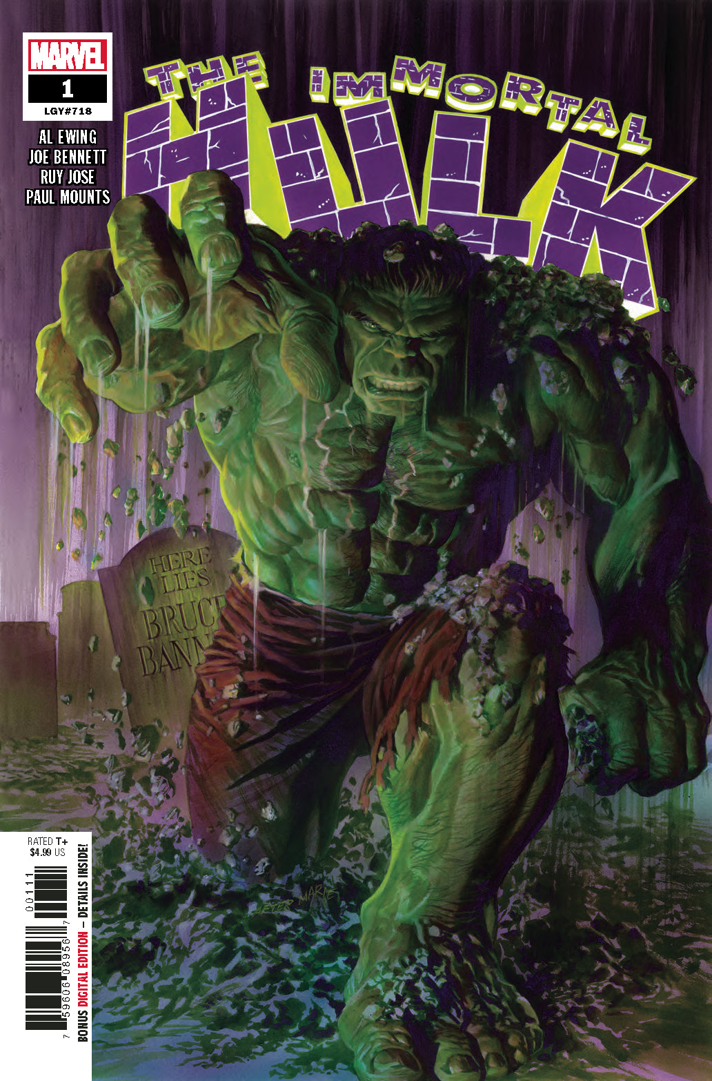 IMMORTAL HULK #1 COVER