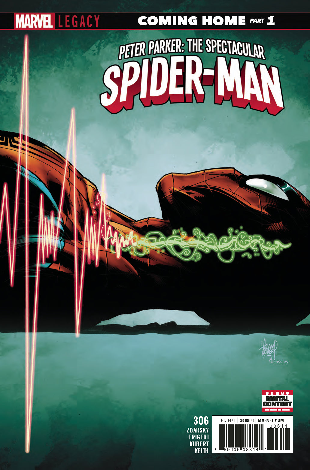 PETER PARKER SPECTACULAR SPIDER-MAN #306 COVER