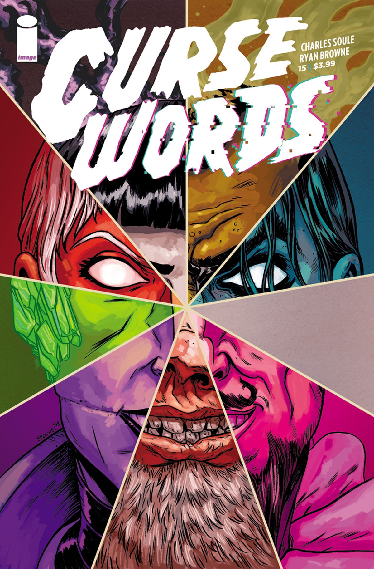 CURSE WORDS #15 CVR A BROWNE (MR) COVER