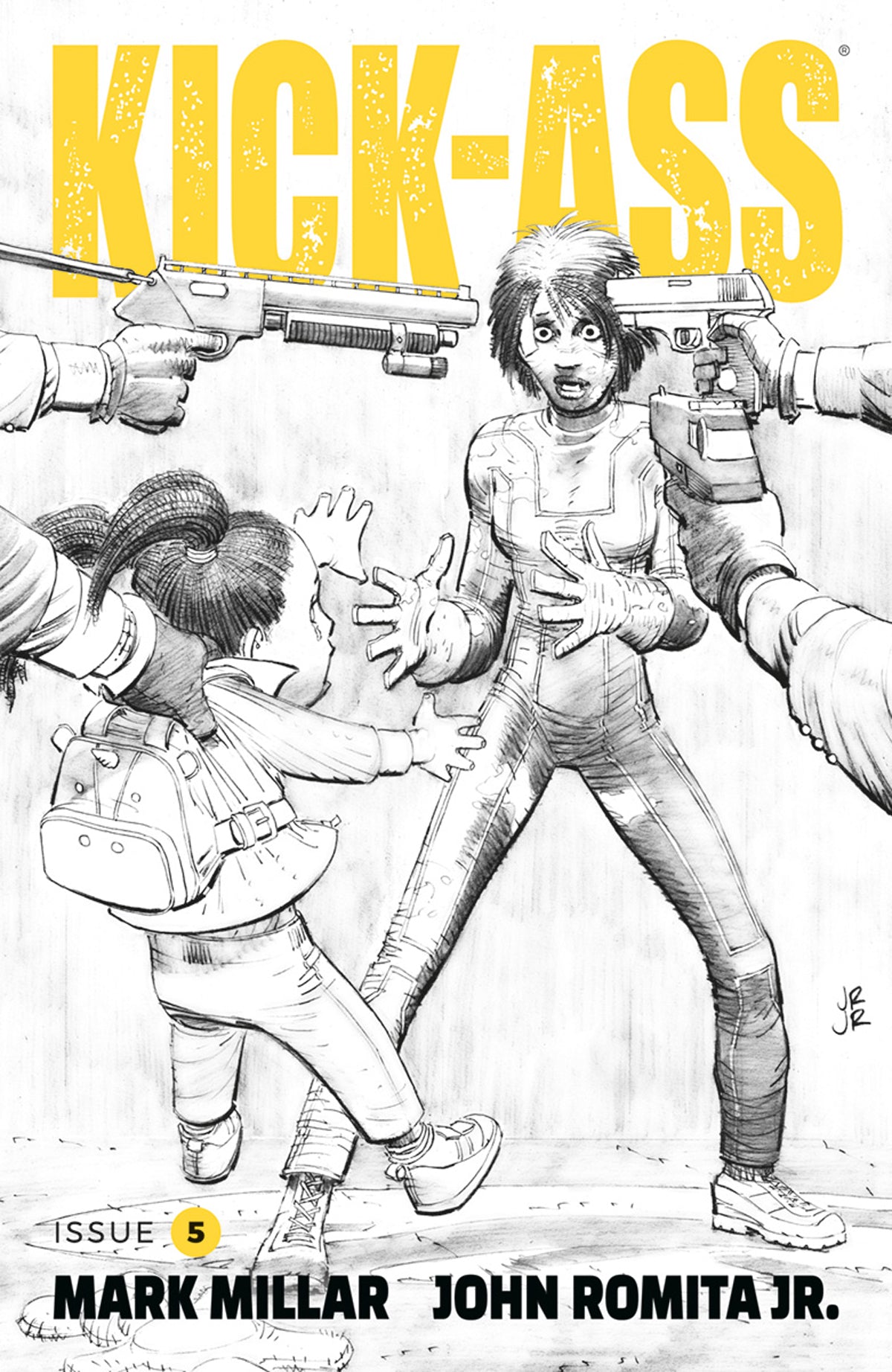 KICK-ASS #5 CVR B B&W ROMITA JR (MR) COVER