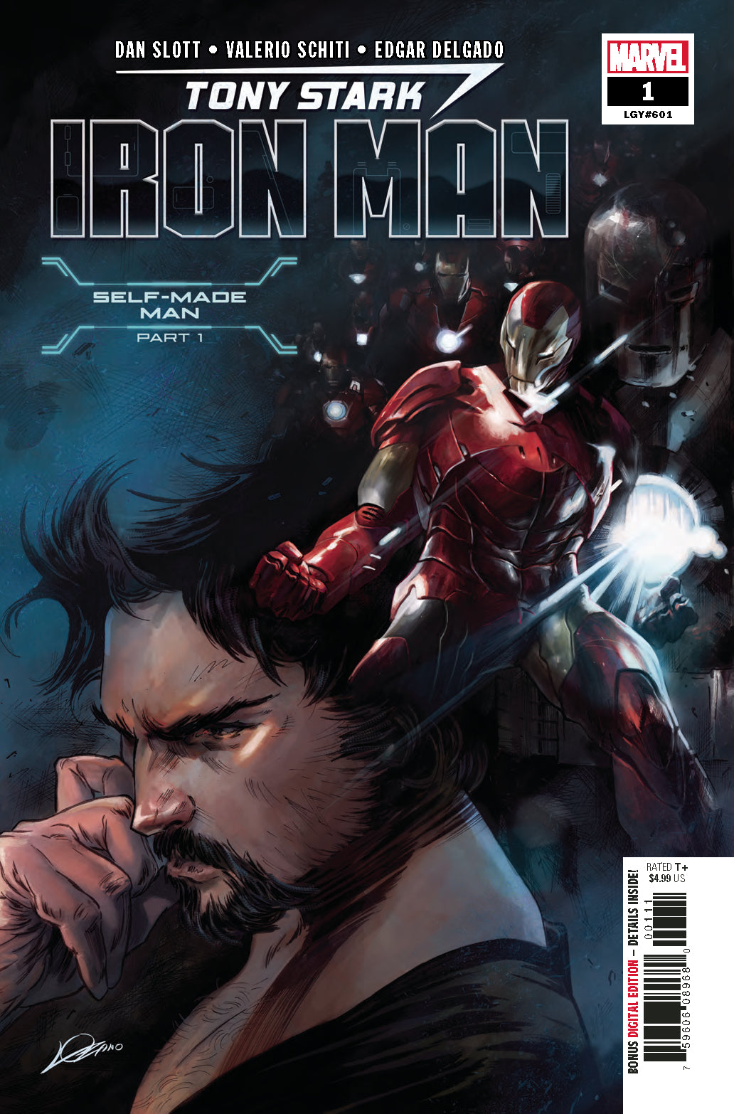 TONY STARK IRON MAN #1 COVER