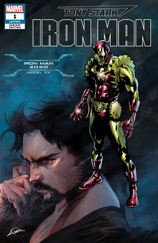 TONY STARK IRON MAN #1 IRON MAN 2020 ARMOR VAR COVER
