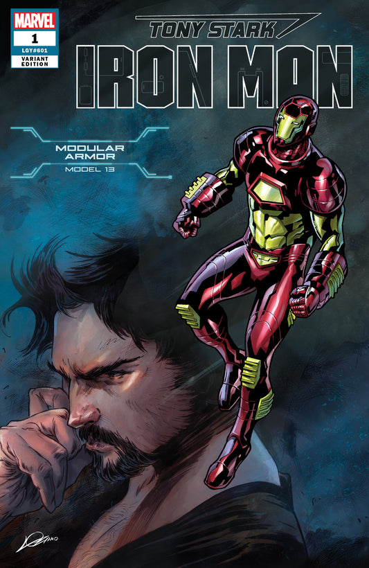 TONY STARK IRON MAN #1 MODULAR ARMOR VAR COVER