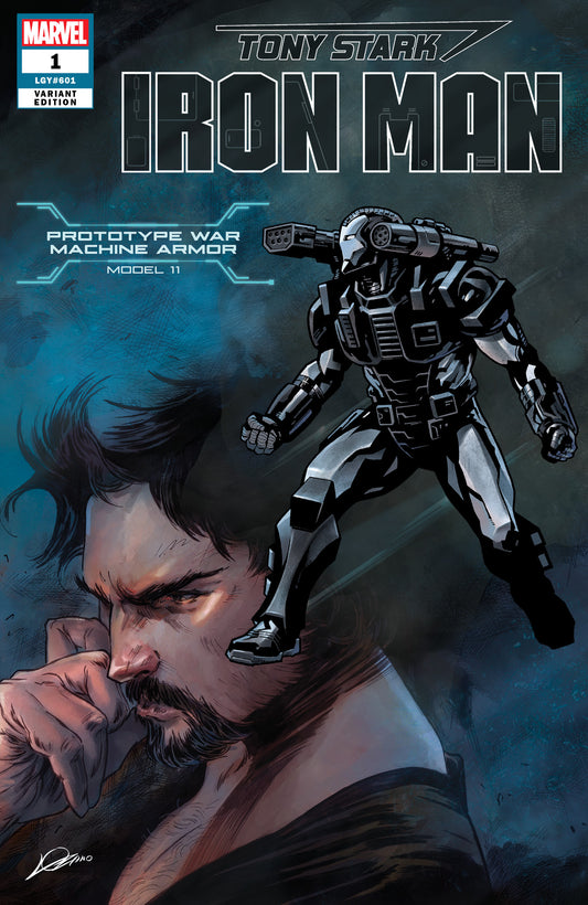 TONY STARK IRON MAN #1 WAR MACHINE STARK ARMOR VAR COVER