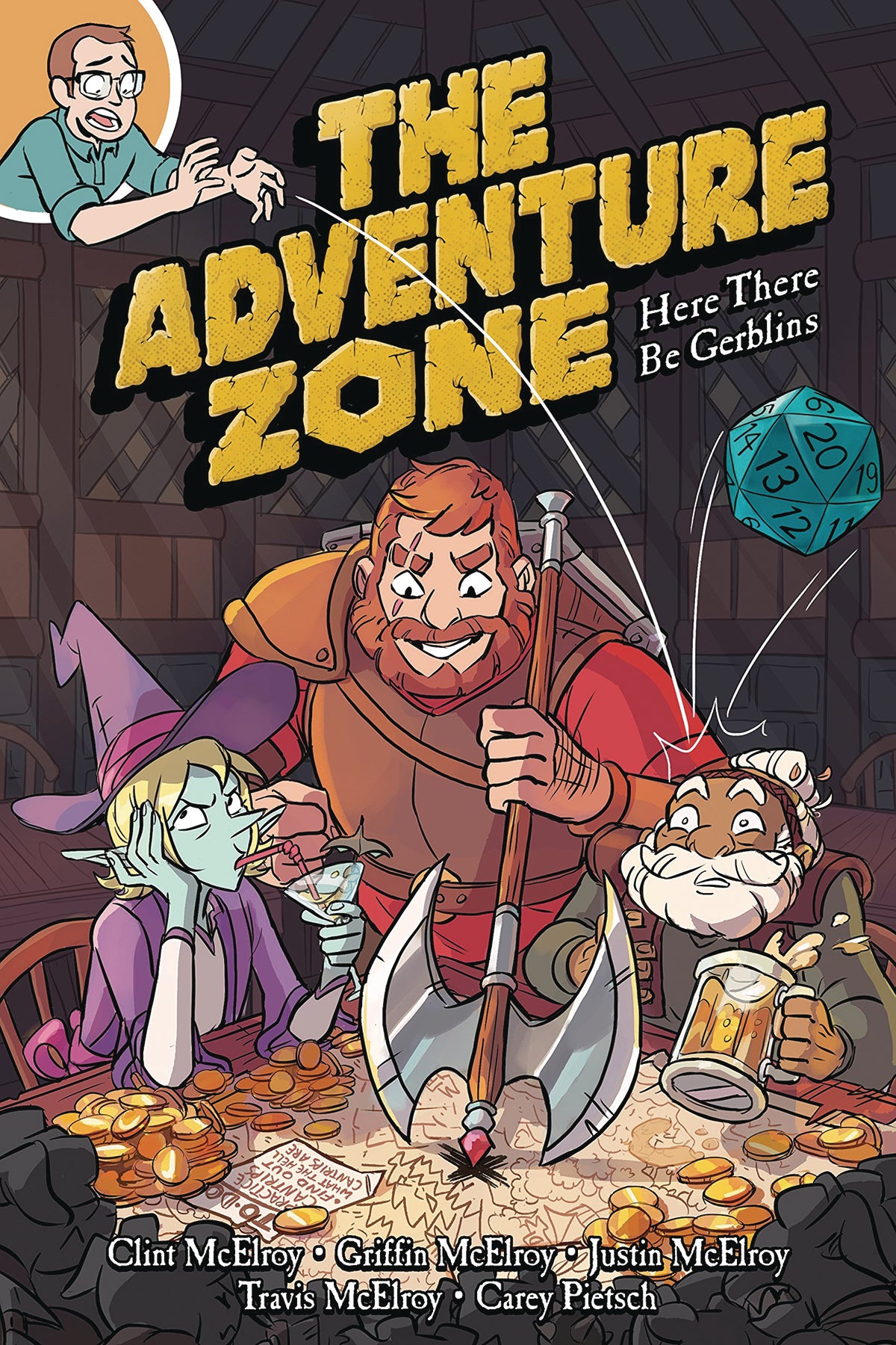 ADVENTURE ZONE GN VOL 01 HERE THERE BE GERBLINS COVER