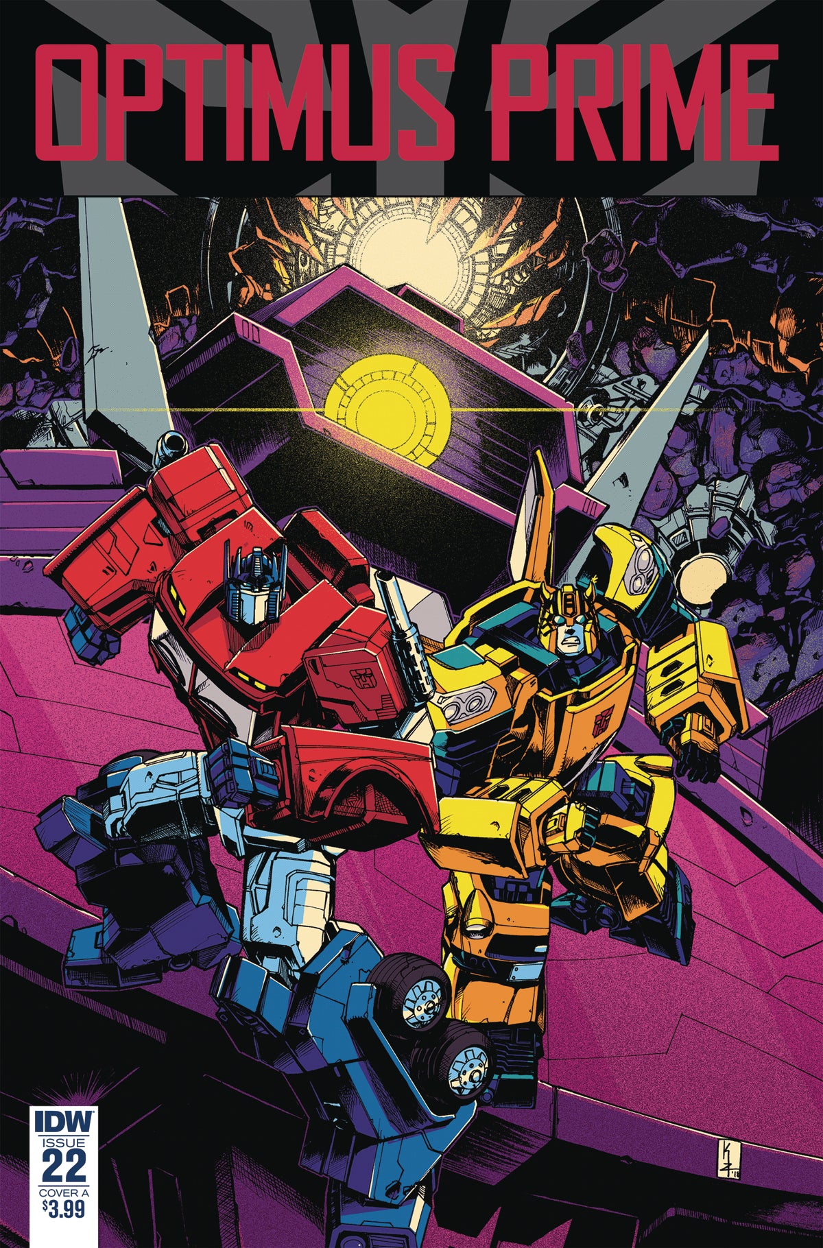 OPTIMUS PRIME #22 CVR A ZAMA COVER