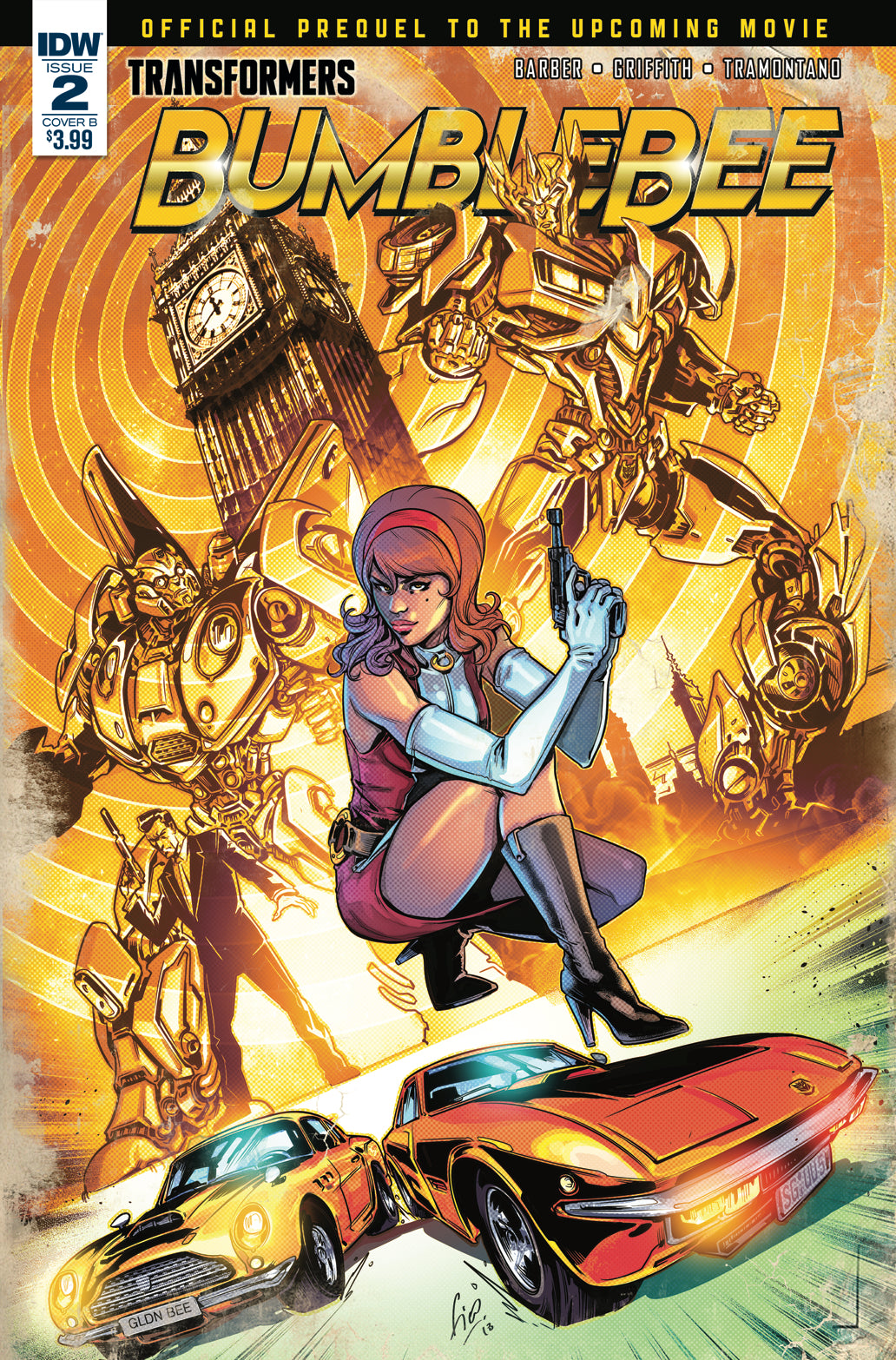 TRANSFORMERS BUMBLEBEE MOVIE PREQUEL #2 CVR B OSSIO COVER
