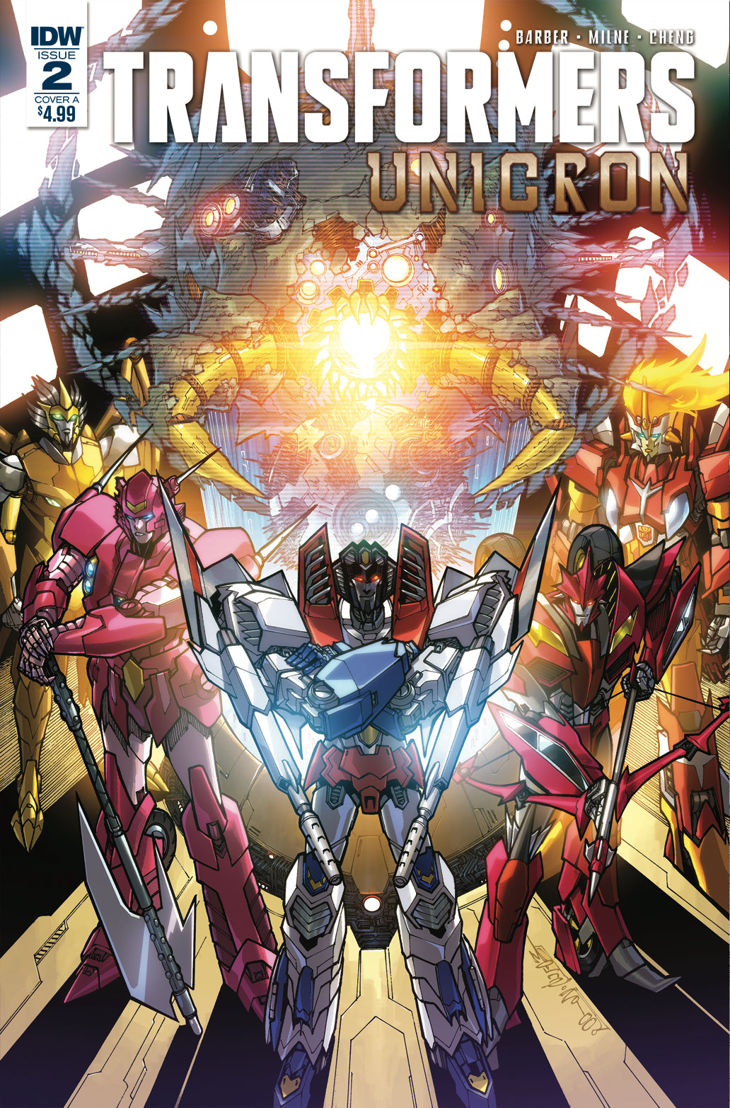 TRANSFORMERS UNICRON #2 (OF 6) CVR A MILNE COVER