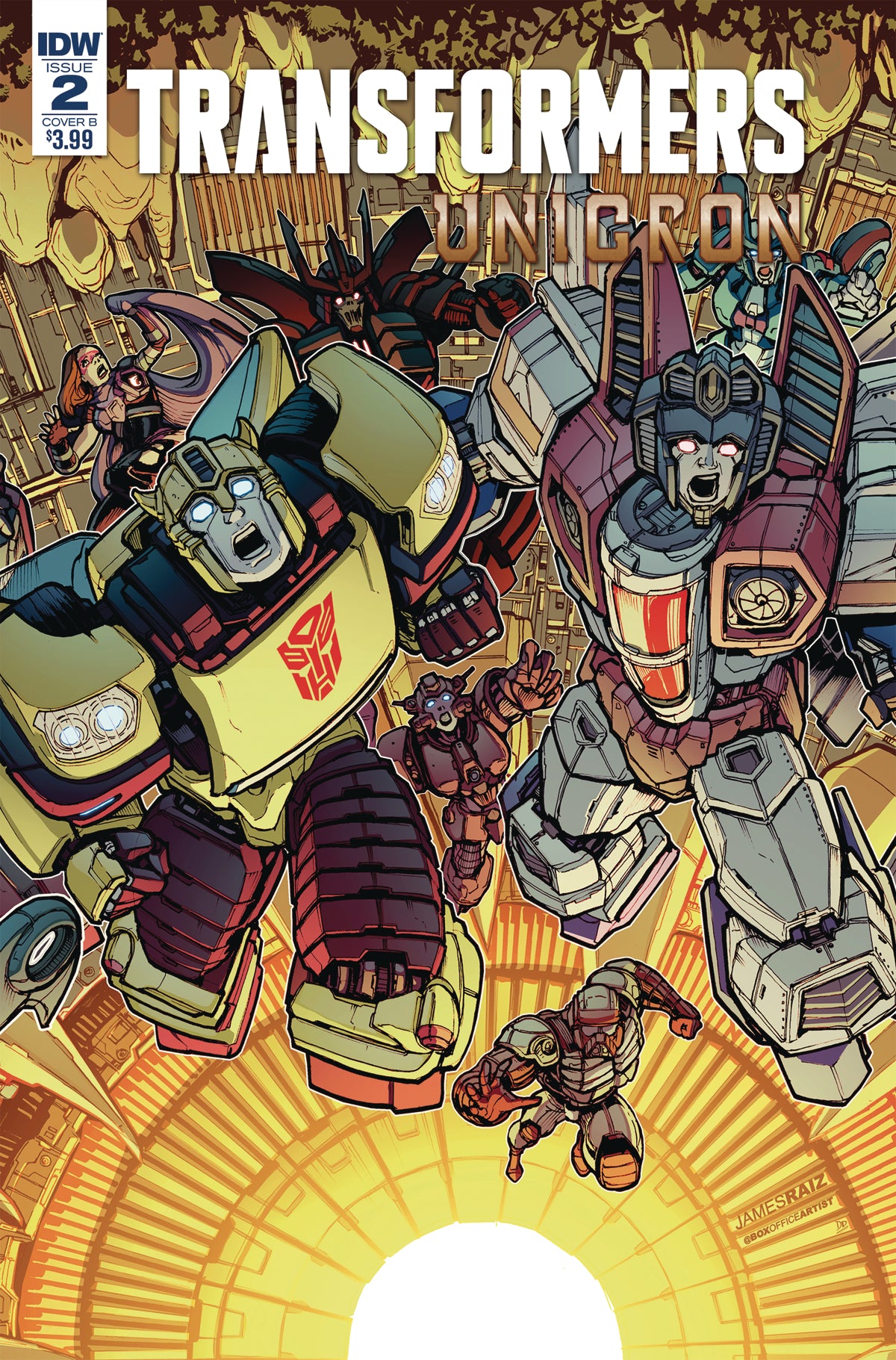 TRANSFORMERS UNICRON #2 (OF 6) CVR B RAIZ COVER