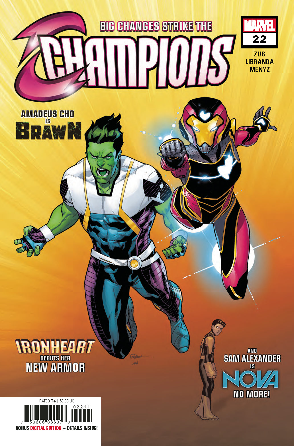 CHAMPIONS #22 COVER