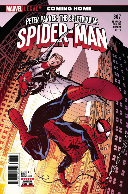 PETER PARKER SPECTACULAR SPIDER-MAN #307 COVER