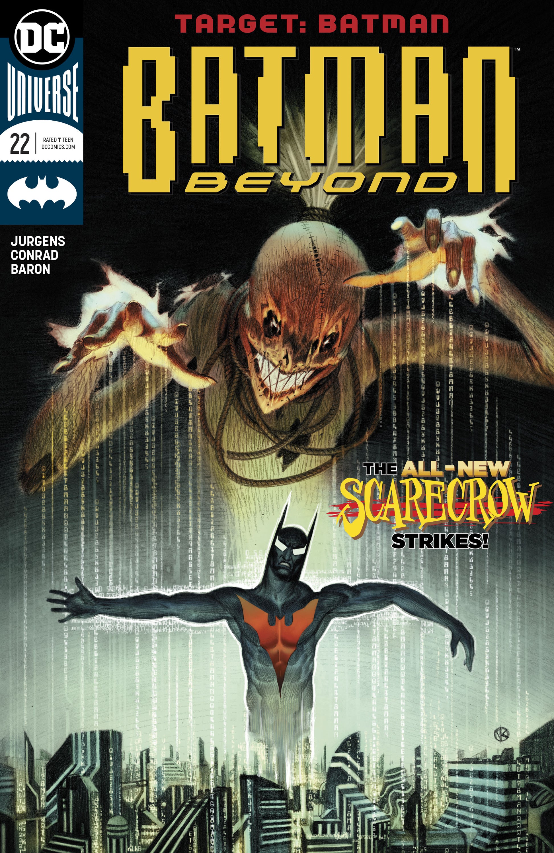 BATMAN BEYOND #22 COVER