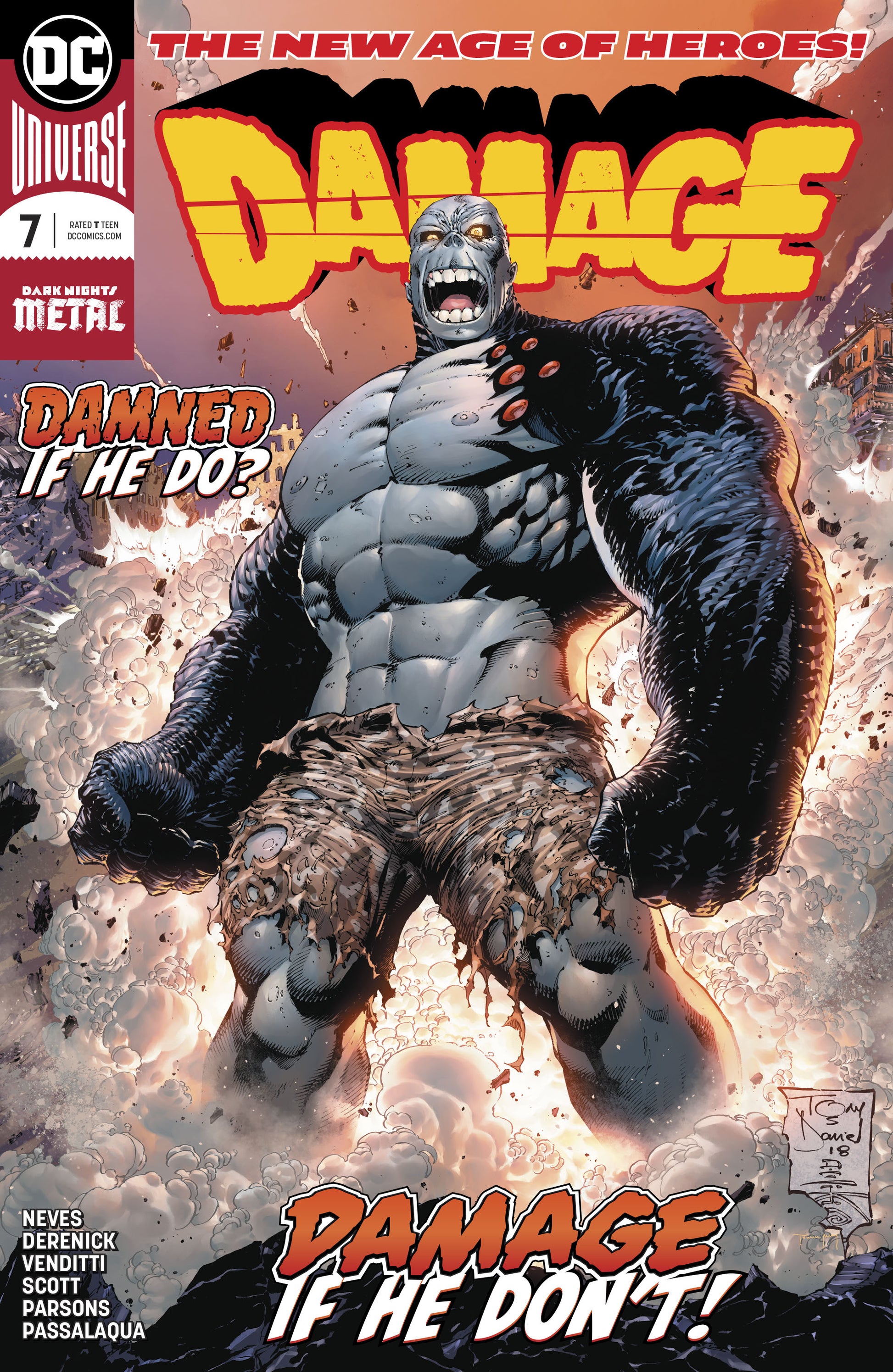 DAMAGE #7 COVER