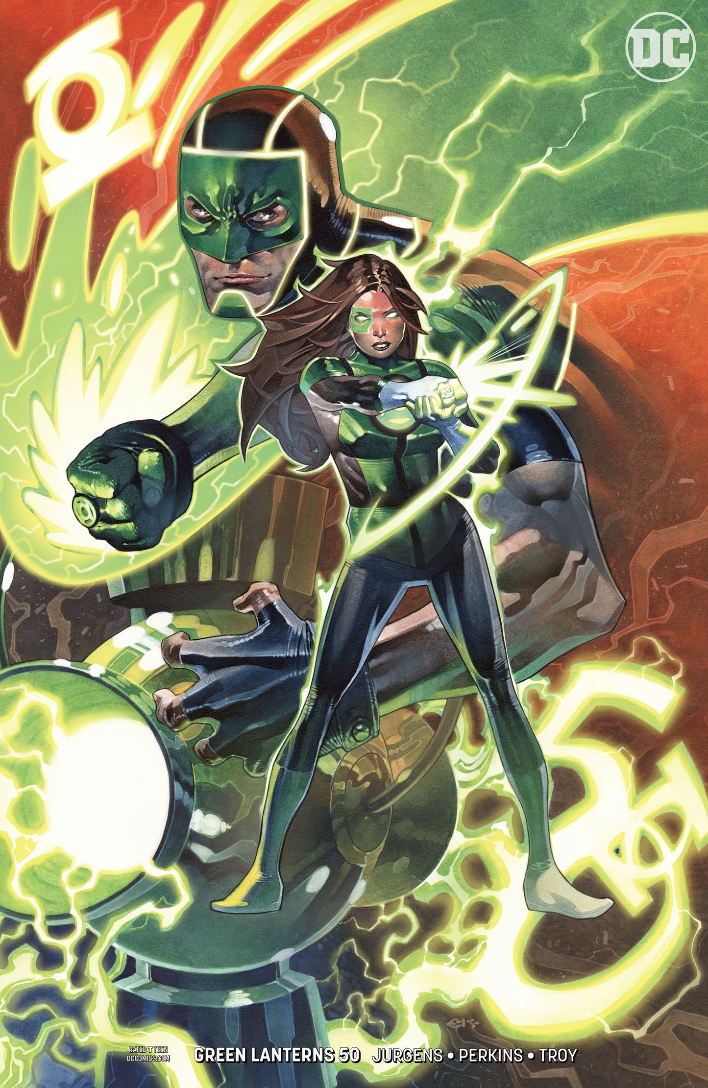 GREEN LANTERNS #50 VAR ED COVER