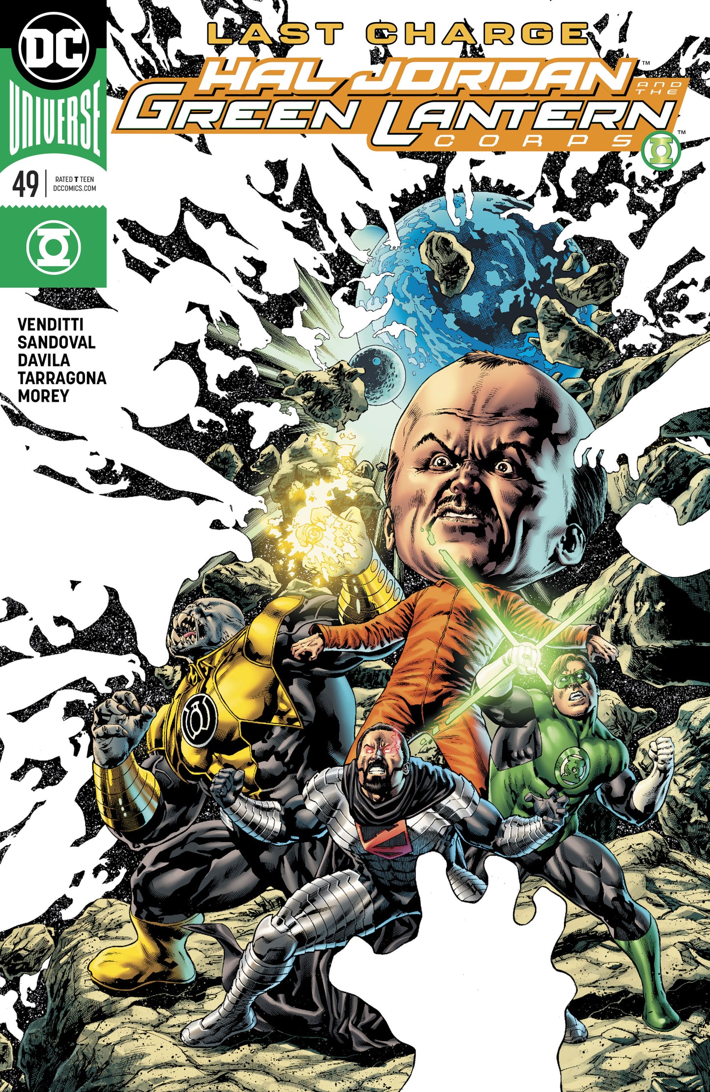 HAL JORDAN AND THE GREEN LANTERN CORPS #49 COVER