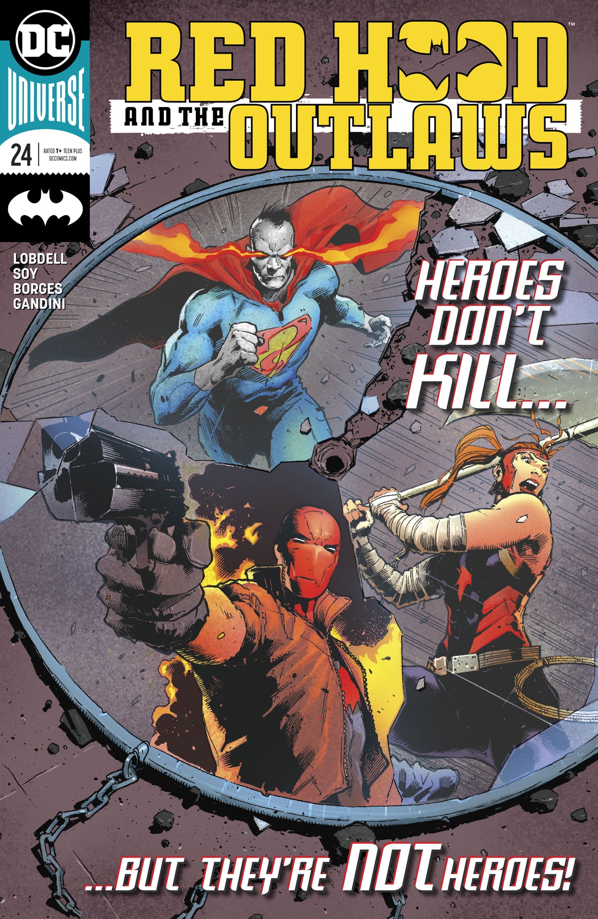 RED HOOD AND THE OUTLAWS #24 COVER