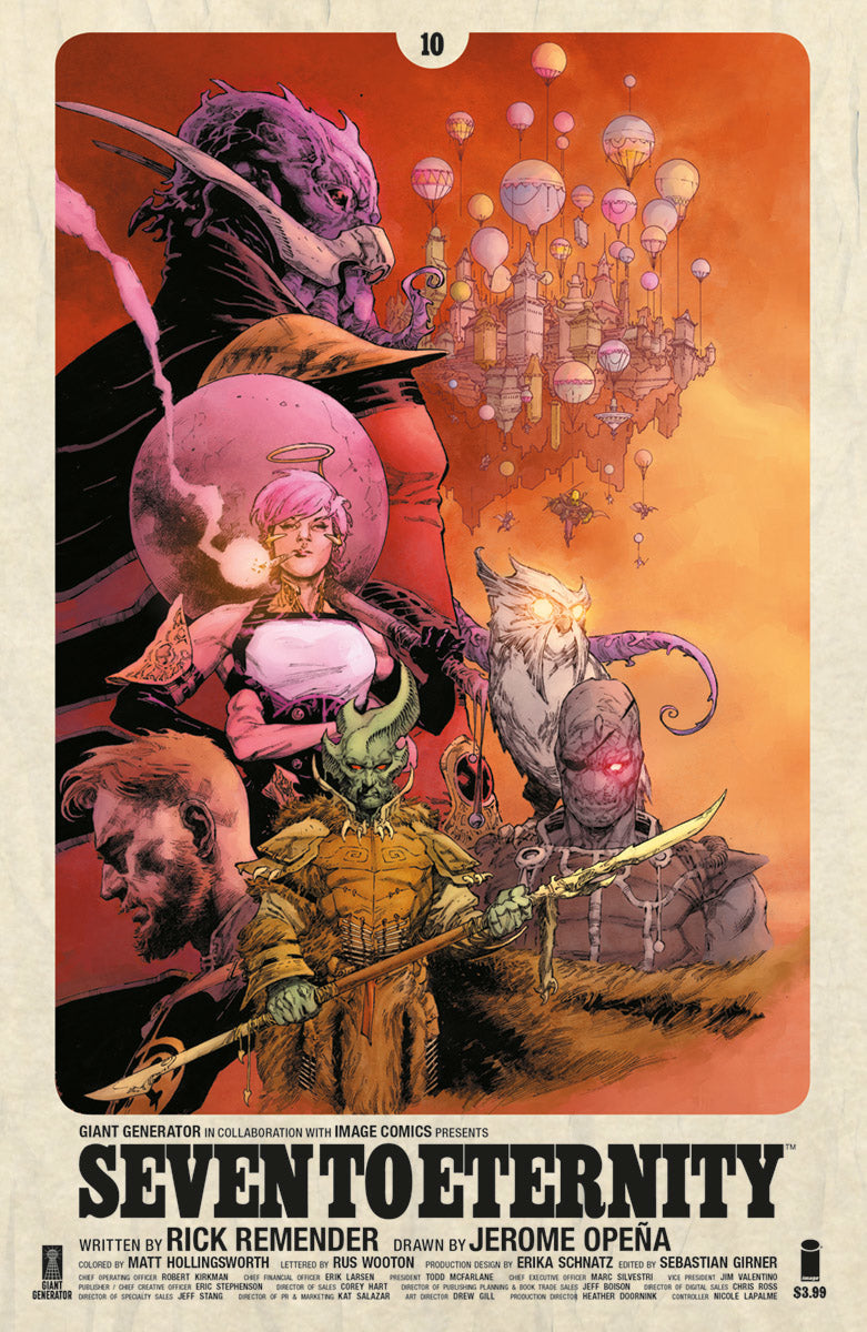 SEVEN TO ETERNITY #10 CVR A OPENA & HOLLINGSWORTH COVER