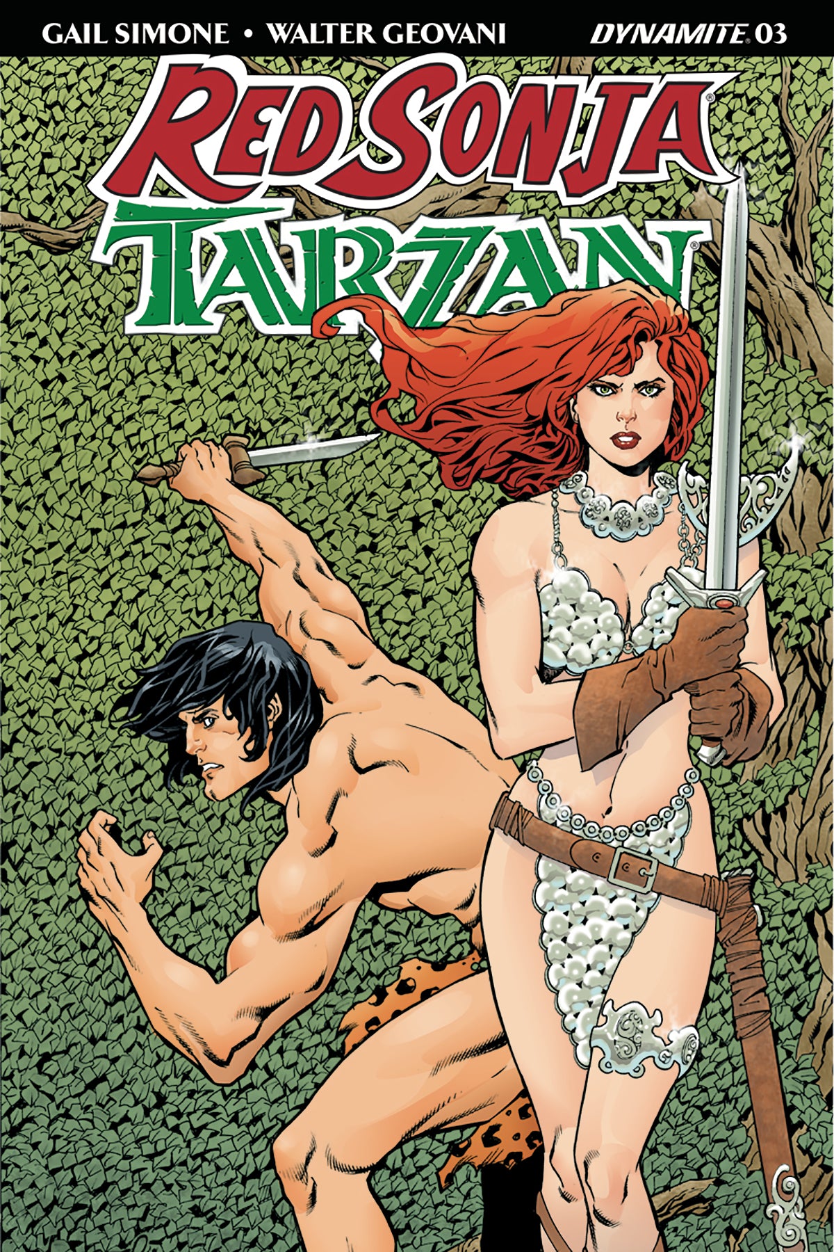 RED SONJA TARZAN #3 CVR A LOPRESTI COVER