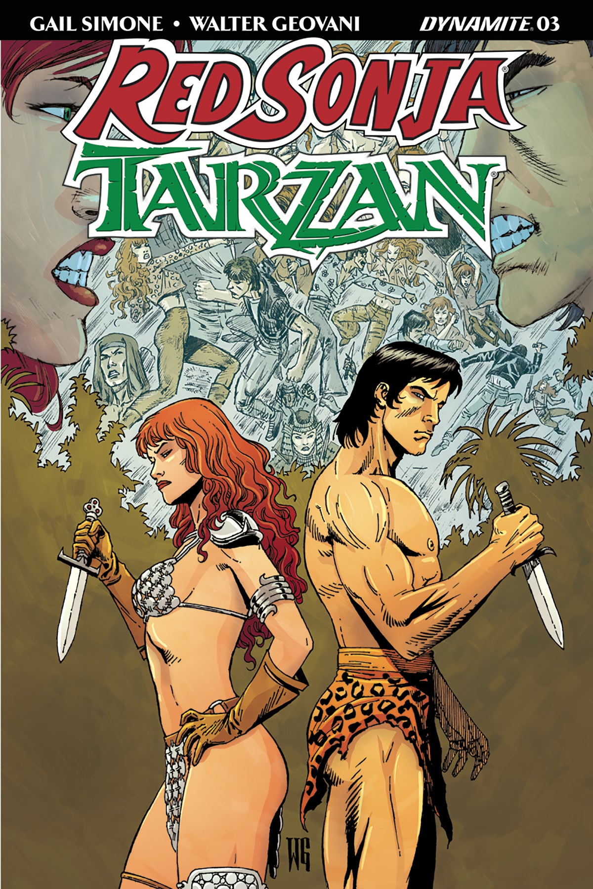 RED SONJA TARZAN #3 CVR B GEOVANI COVER