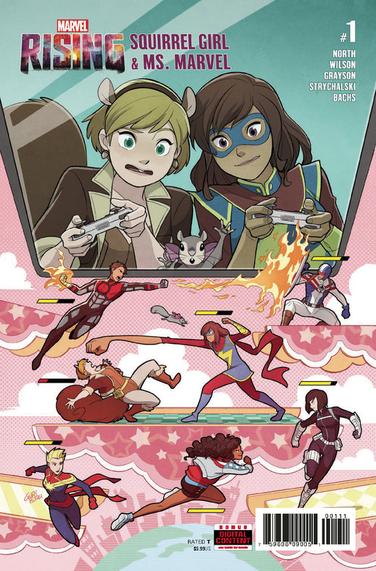 MARVEL RISING SQUIRREL GIRL MS MARVEL #1 COVER