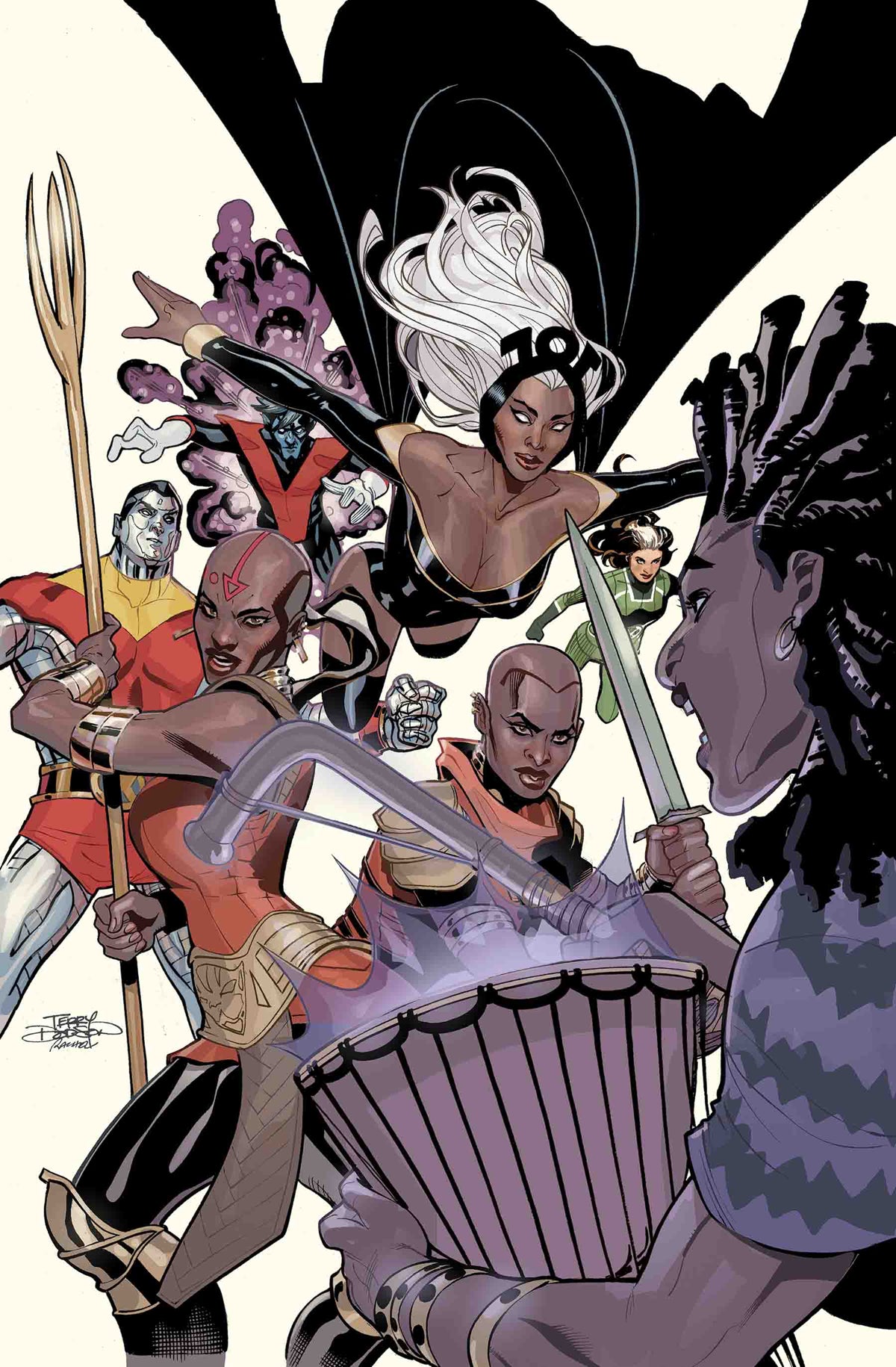 WAKANDA FOREVER X-MEN #1 COVER