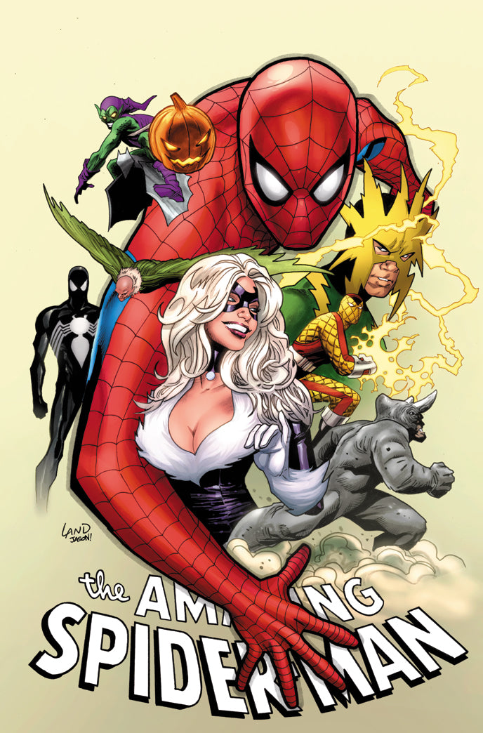 AMAZING SPIDER-MAN #1 LAND PARTY VAR COVER