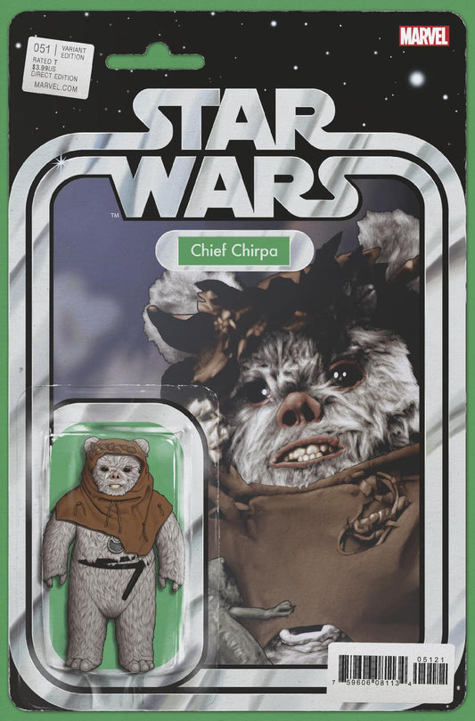 STAR WARS #51 CHRISTOPHER ACTION FIGURE VAR COVER