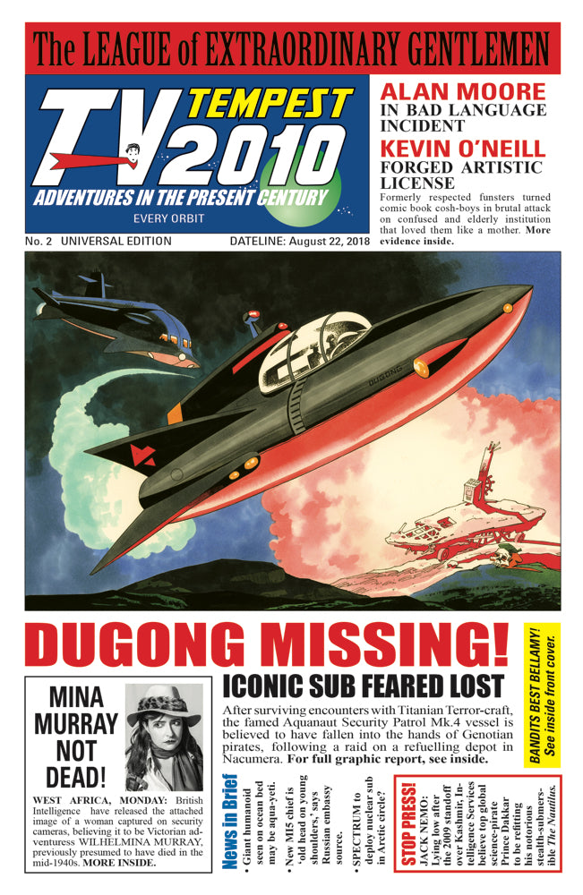 LOEG TEMPEST #2 COVER