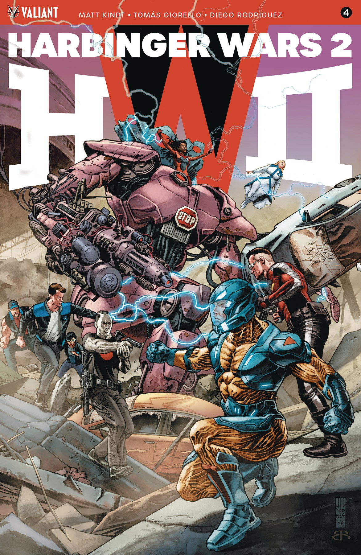 HARBINGER WARS 2 #4 (OF 4) CVR A JONES COVER