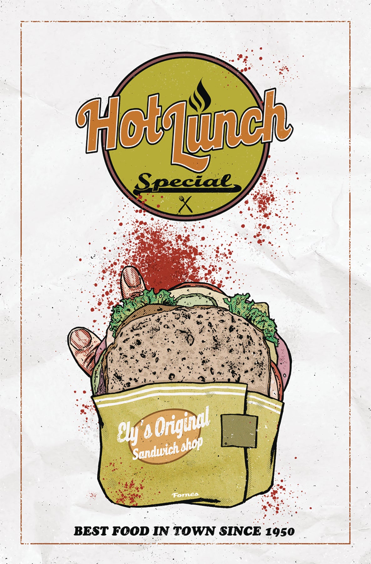 HOT LUNCH SPECIAL #1 CVR A FORNES (MR) COVER