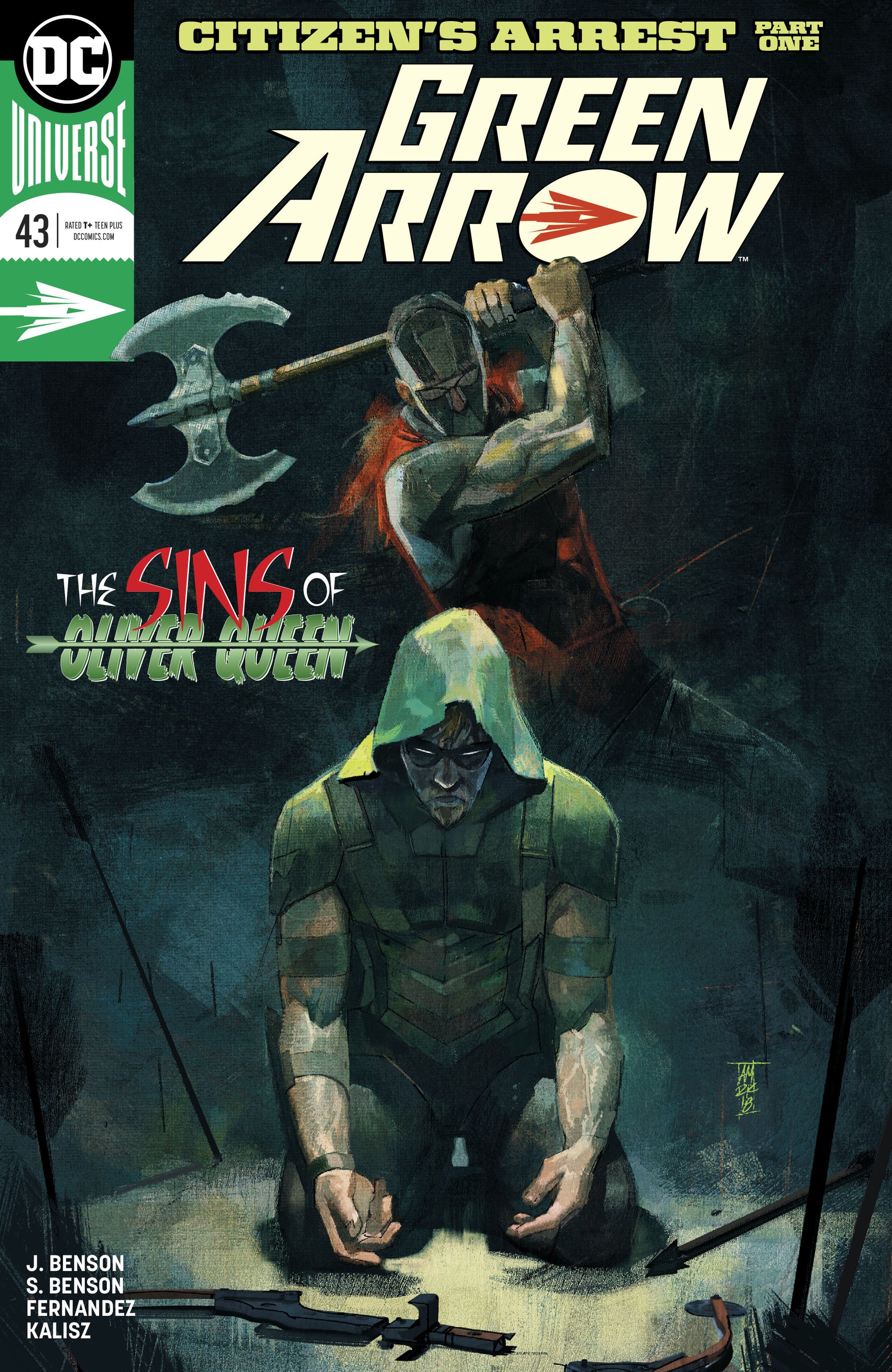 GREEN ARROW #43 COVER
