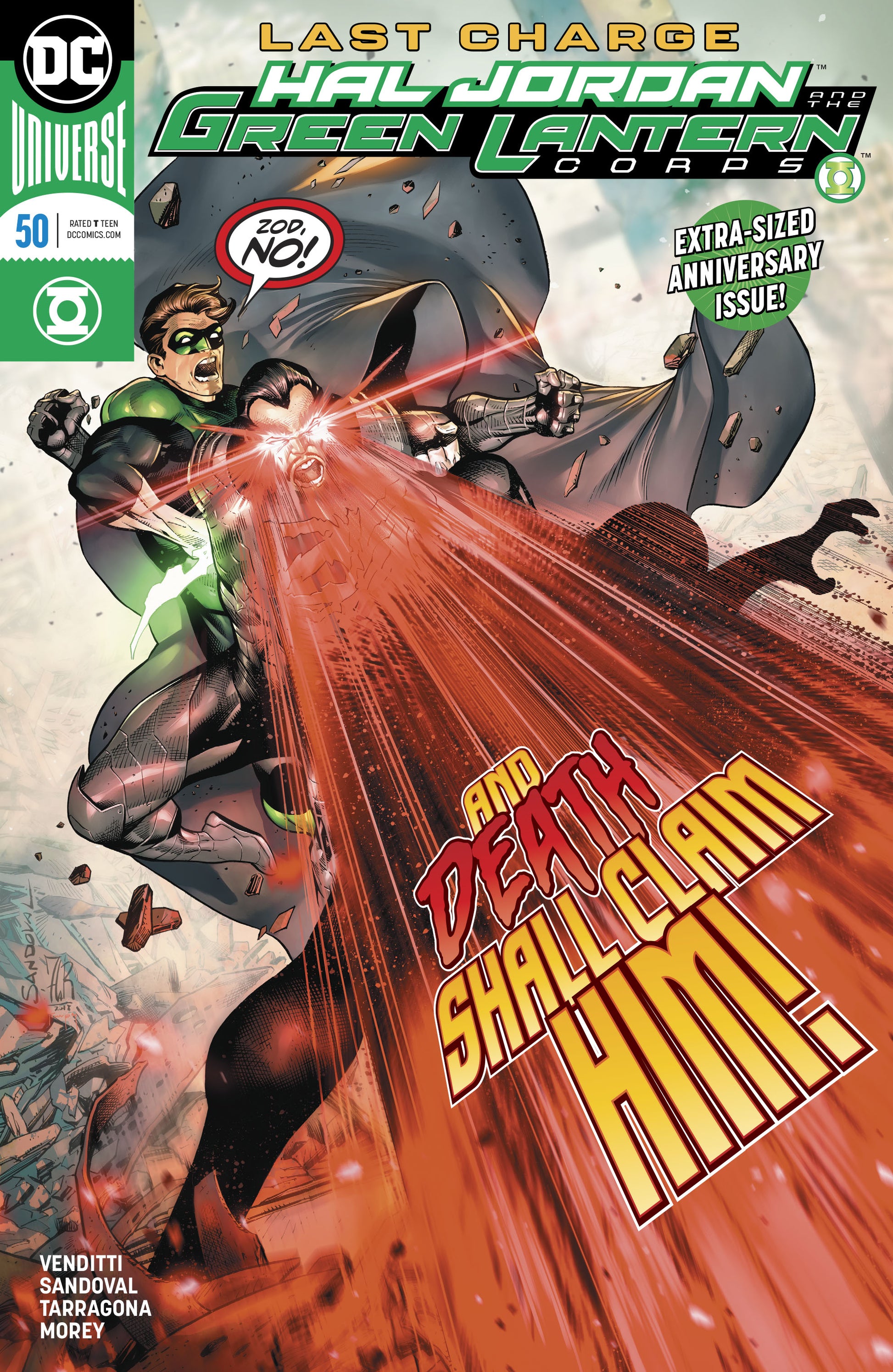 HAL JORDAN AND THE GREEN LANTERN CORPS #50 COVER