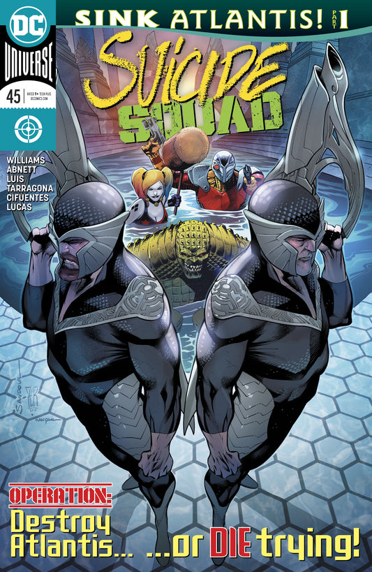 SUICIDE SQUAD #45 SINK ATLANTIS COVER