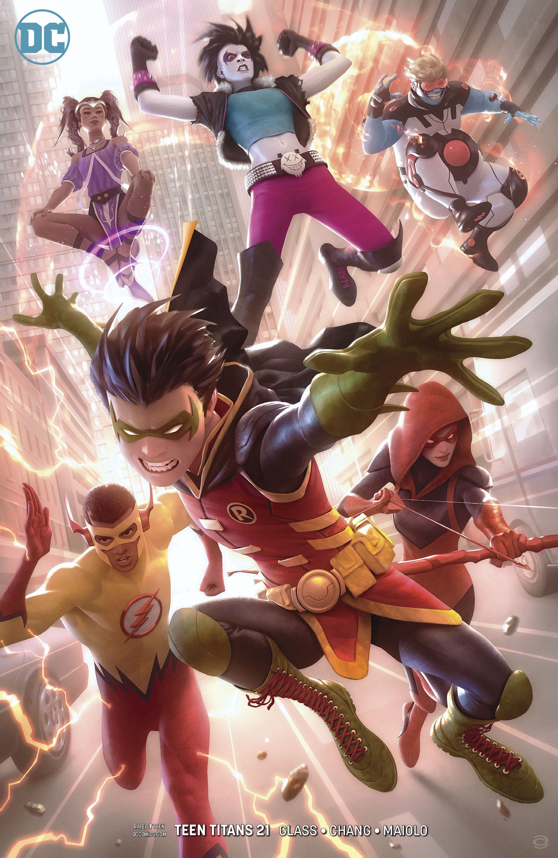 TEEN TITANS #21 VAR ED COVER