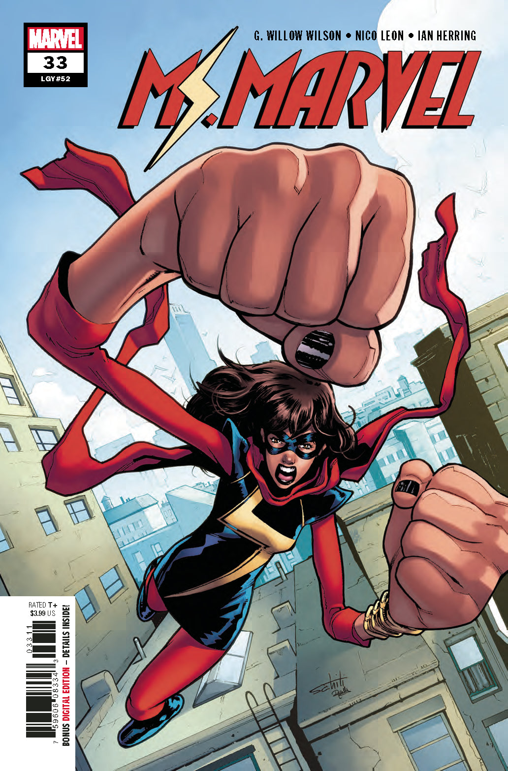 MS MARVEL #33 COVER
