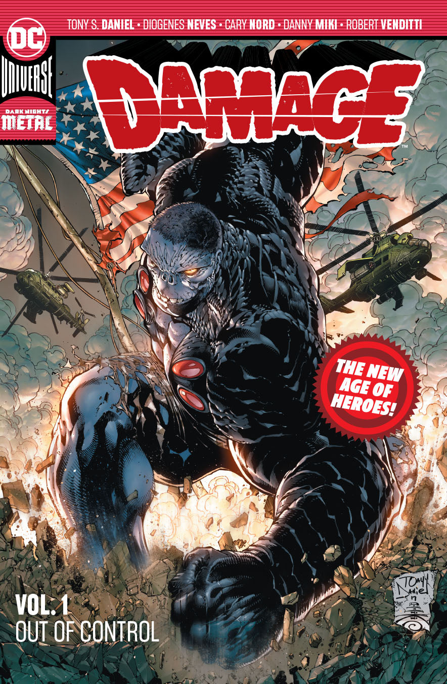 DAMAGE TP VOL 01 OUT OF CONTROL COVER