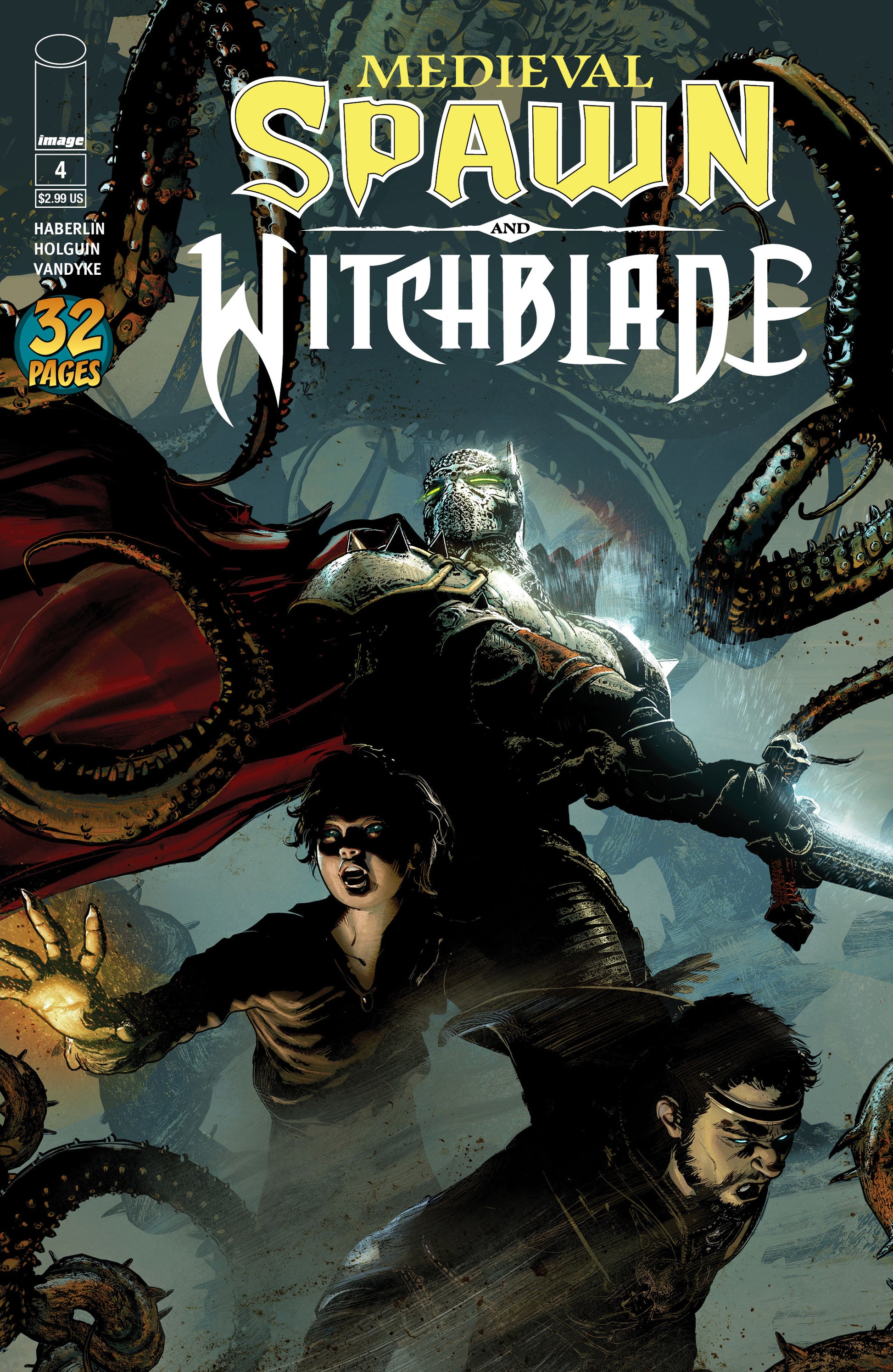 MEDIEVAL SPAWN WITCHBLADE #4 (OF 4) CVR A HABERLIN COVER