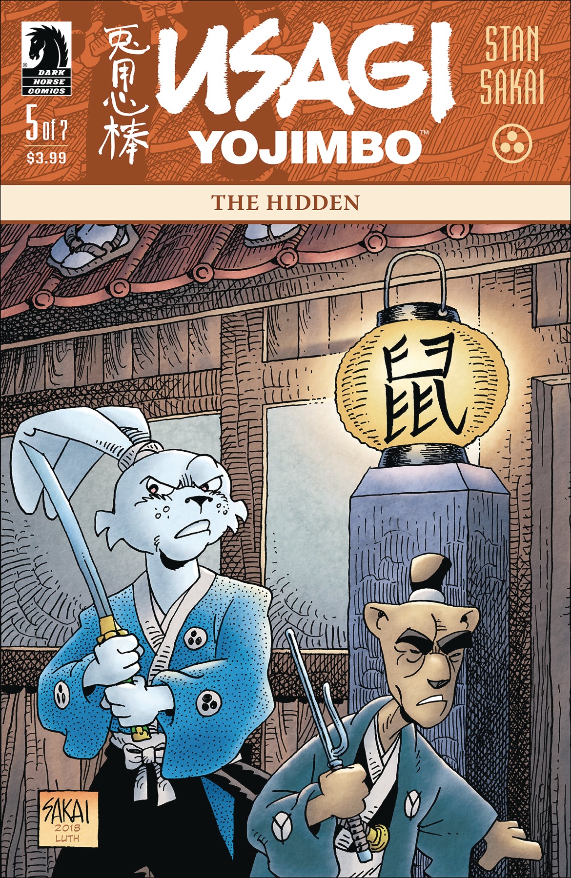 USAGI YOJIMBO #5 (OF 7) THE HIDDEN COVER