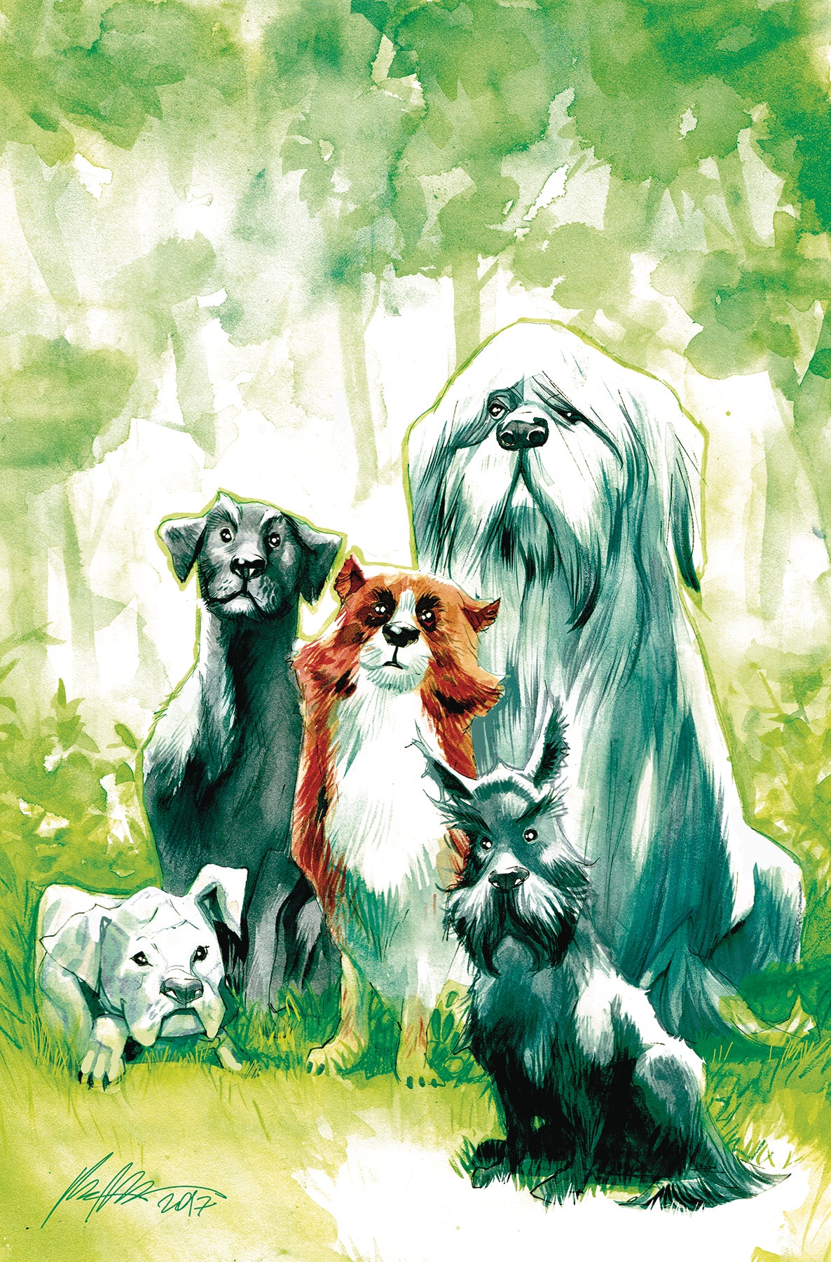 BEASTS OF BURDEN #1 (OF 4) WISE DOGS & ELDRITCH MEN VAR CVR COVER