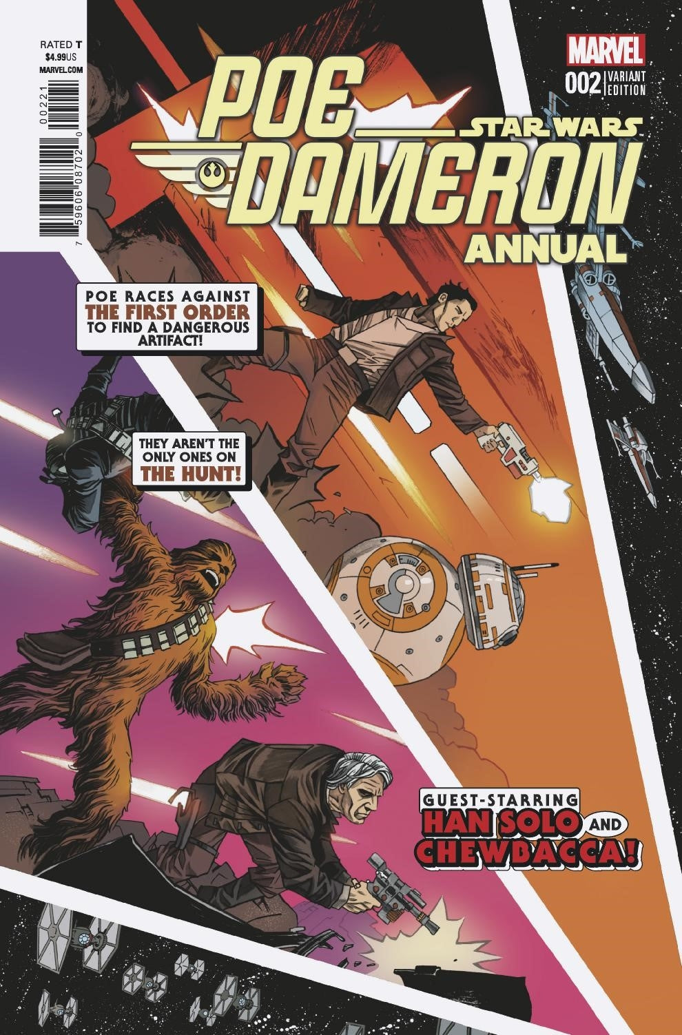 STAR WARS POE DAMERON ANNUAL #2 SHALVEY VAR COVER