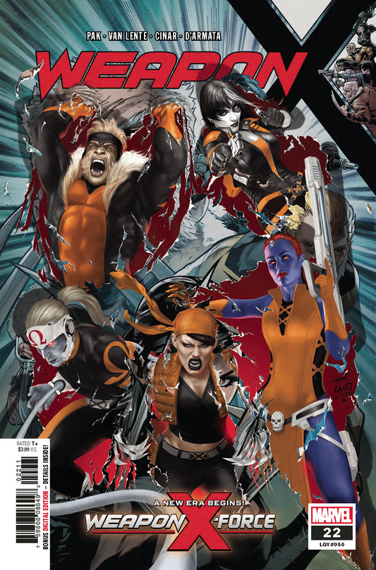 WEAPON X #22 COVER