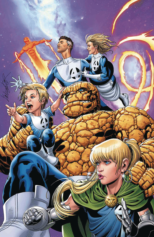 PUNISHER #1 LARROCA RETURN OFFANTASTIC FOUR VAR COVER
