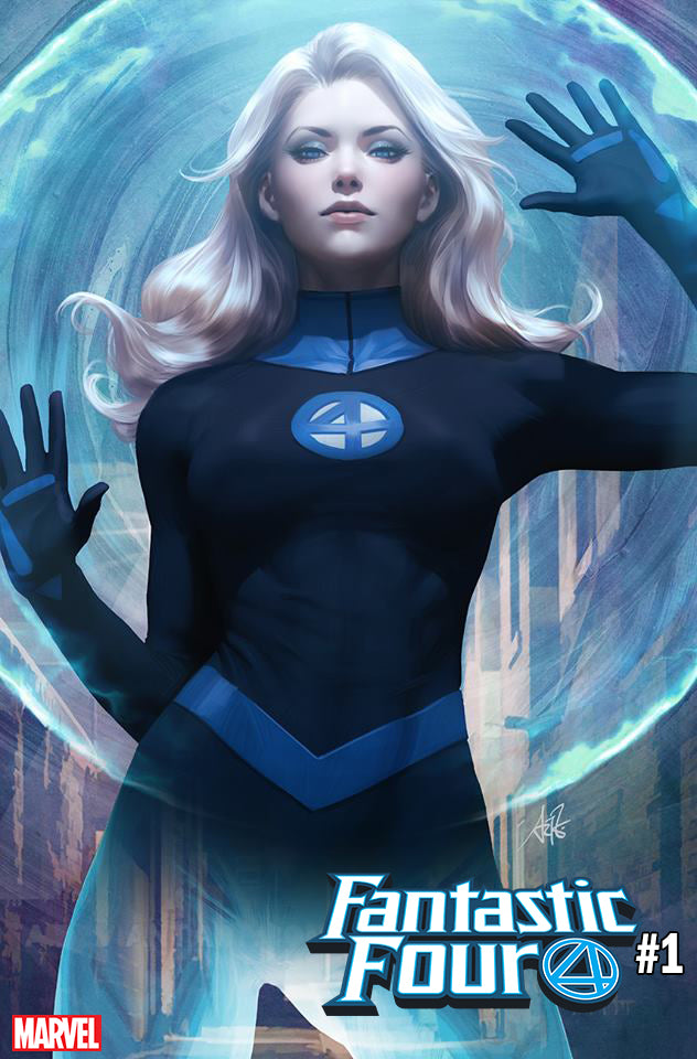 FANTASTIC FOUR #1 ARTGERM INVISIBLE WOMAN VAR COVER