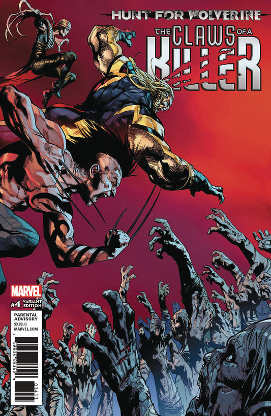 HUNT FOR WOLVERINE CLAWS OF KILLER #4 (OF 4) SHAW VAR COVER
